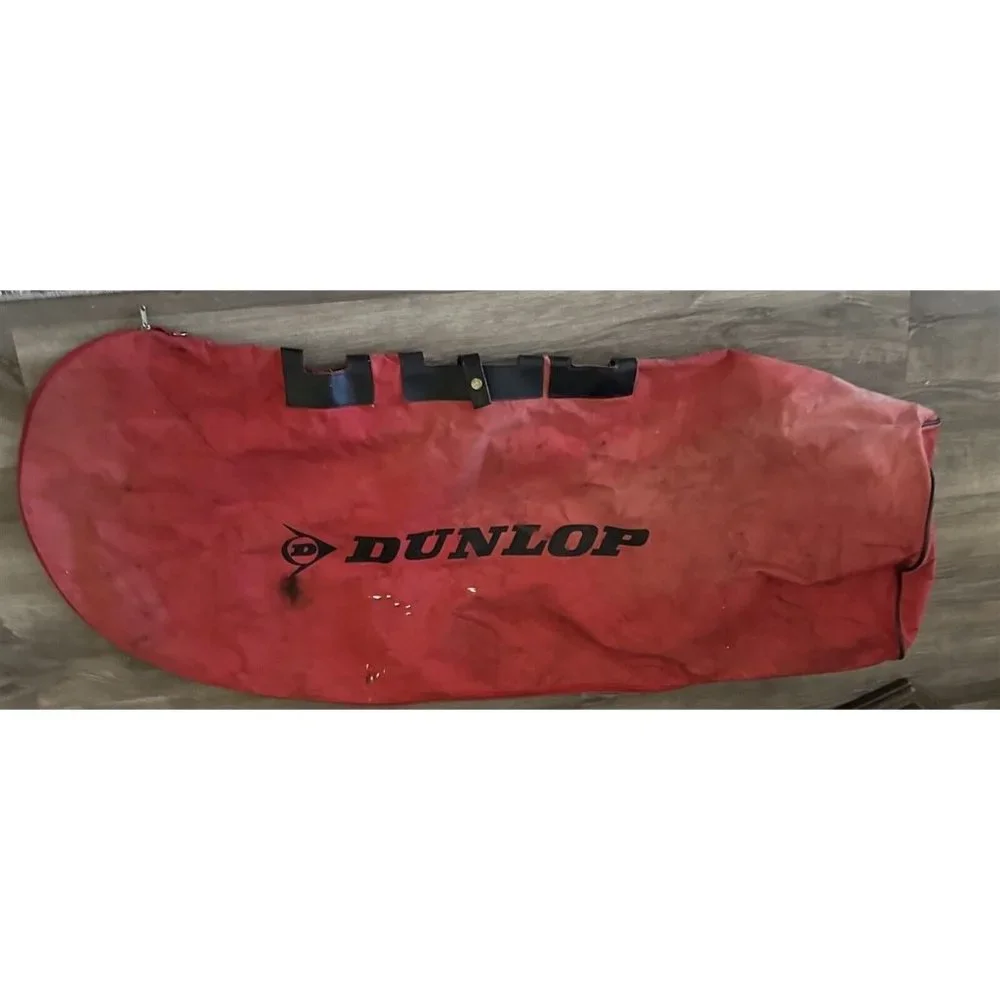 Red Dunlop Golf Club Bag Soft Travel Case